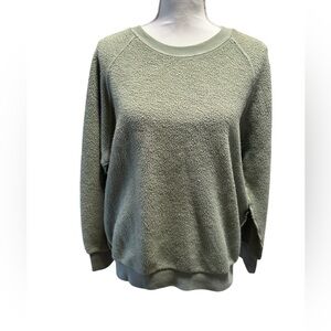 perfectwhitetee Ziggy Green Crew Neck Sweater